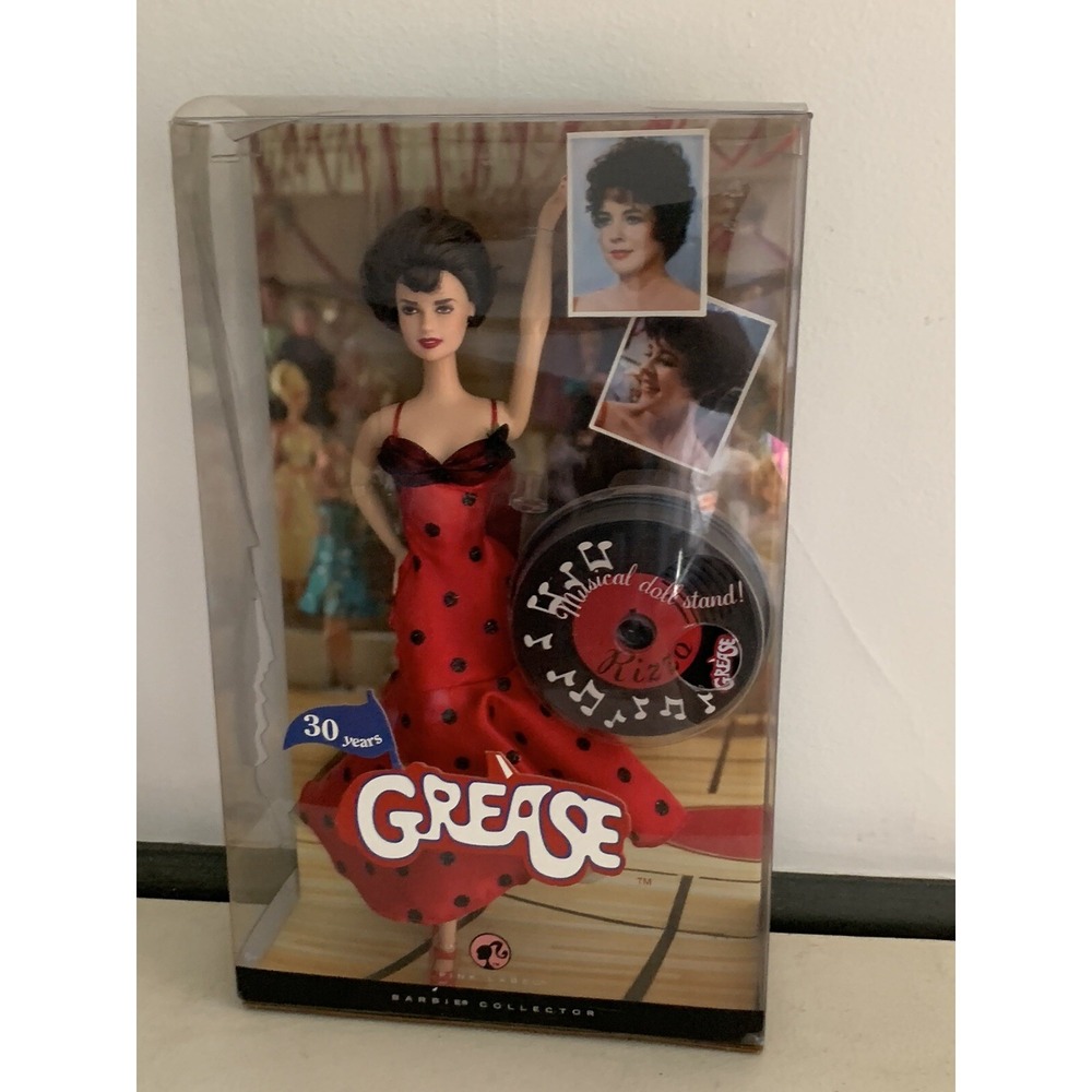 Barbie Pink Label NRFB Red Dress Black Polka Dots Grease‎ Rizzo Doll 2008 Mattel